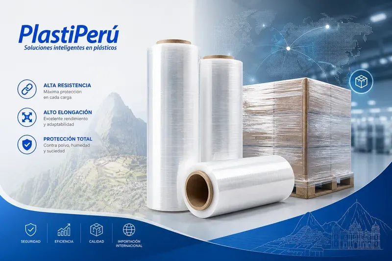 Stretch film para paletizado PlastiPerú