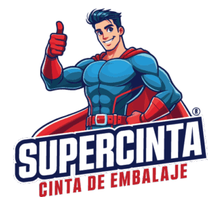Logo de SUPERCINTA, marca profesional de cinta de embalaje resistente